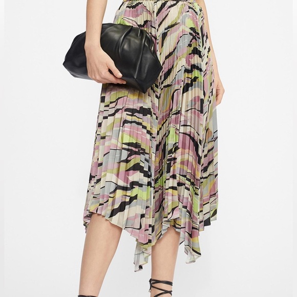 NWT Ted Baker Pink Miiah Pleated Midaxi Skirt - Picture 2 of 9